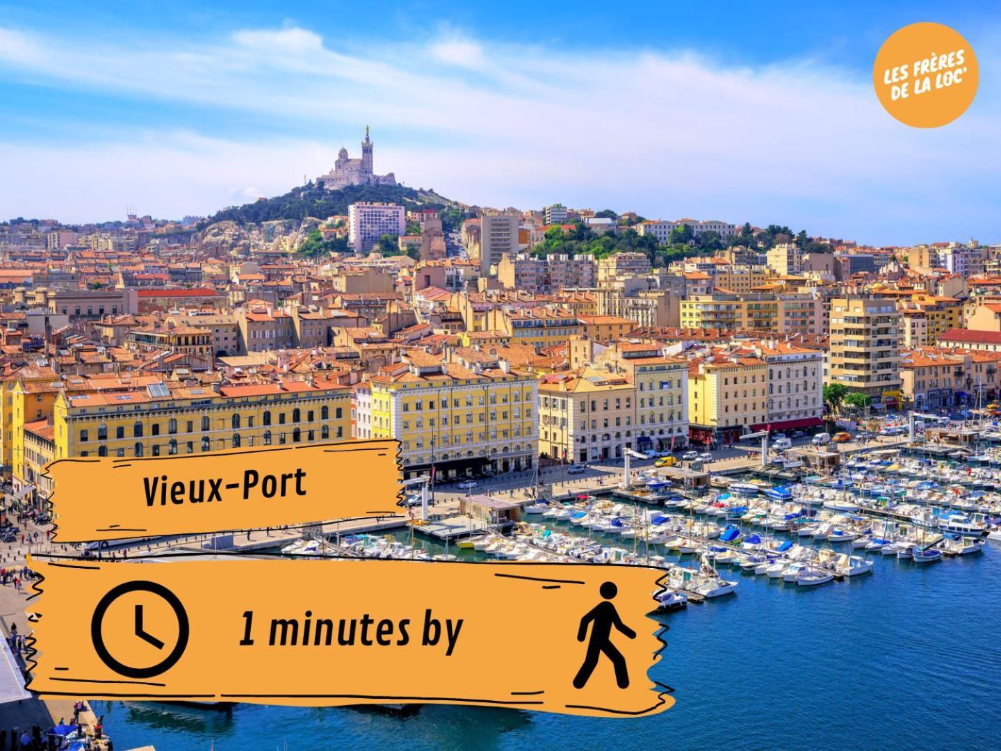 La Merveille Du Port - Spacieux & Lumineux - Les Freres De La Loc' Marseille Exteriér fotografie